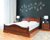 Кровать Карина 1 орех 120х200