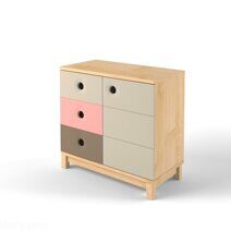 Комод розовый «Робин Wood»