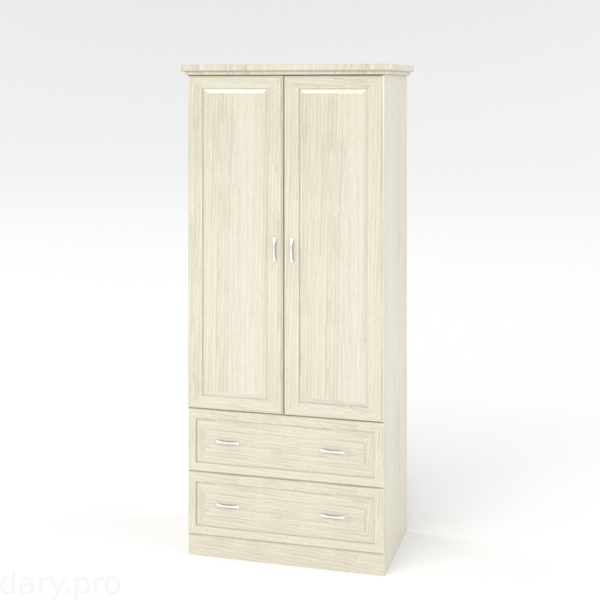 Шкаф 2 дверный Бук+тополь